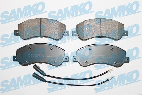 SAMKO Piduriklotside komplekt, ketaspidur 5SP1260