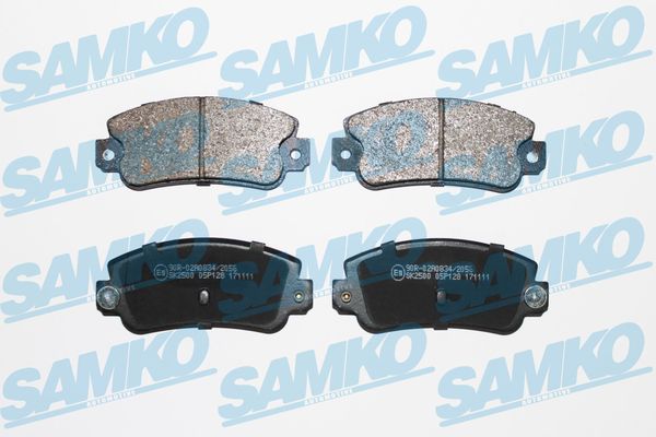 SAMKO Piduriklotside komplekt, ketaspidur 5SP128