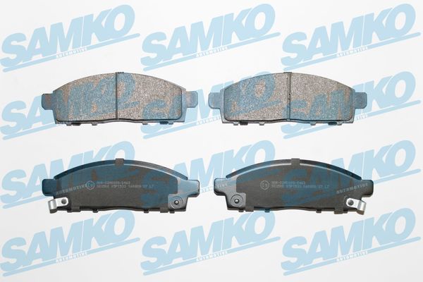 SAMKO Piduriklotside komplekt, ketaspidur 5SP1533