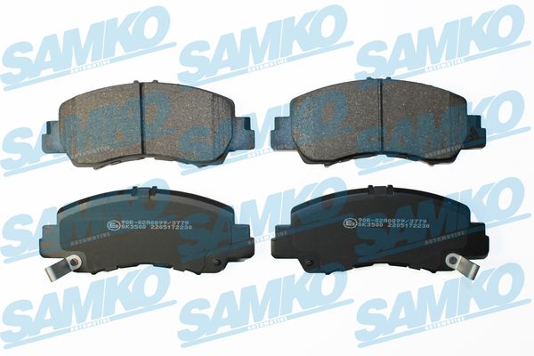 SAMKO Piduriklotside komplekt, ketaspidur 5SP2230