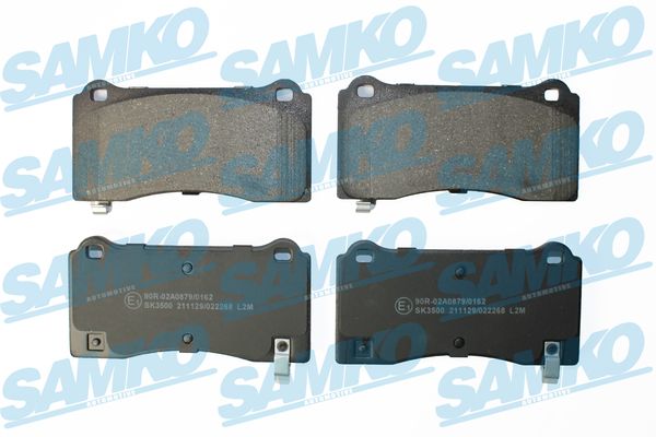 SAMKO Piduriklotside komplekt, ketaspidur 5SP2268