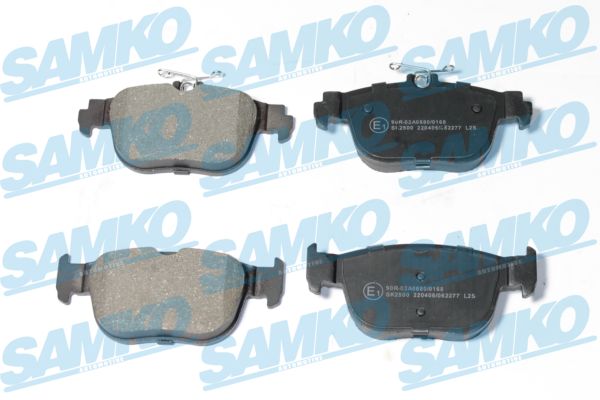 SAMKO stabdžių trinkelių rinkinys, diskinis stabdys 5SP2277