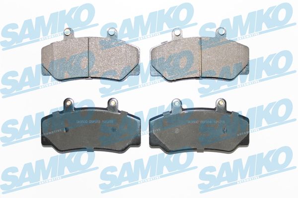 SAMKO Piduriklotside komplekt, ketaspidur 5SP318