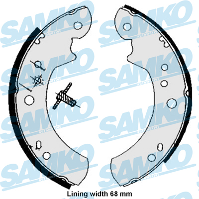 SAMKO Bromsbackar, sats 85060