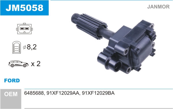JANMOR Tändspole JM5058