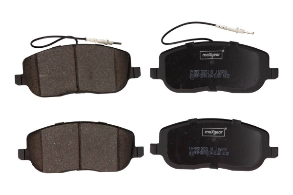MAXGEAR Bromsbeläggssats, skivbroms 19-2892