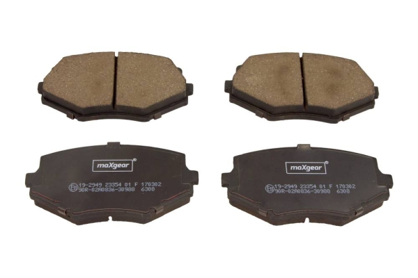 MAXGEAR Piduriklotside komplekt, ketaspidur 19-2949