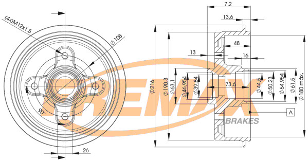 FREMAX Piduritrummel BD-6628