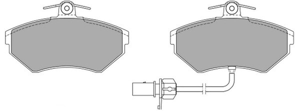 FREMAX Piduriklotside komplekt, ketaspidur FBP-1050-01