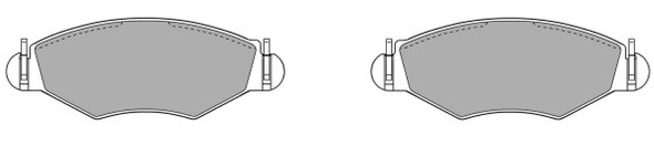 FREMAX Piduriklotside komplekt, ketaspidur FBP-1083-01