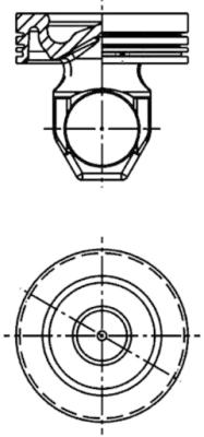 KOLBENSCHMIDT Zestaw naprawczy, tłoki / tuleje cylindrowe 40368964