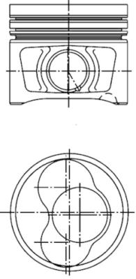 KOLBENSCHMIDT stūmoklis 40408600