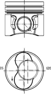 KOLBENSCHMIDT stūmoklis 40422610