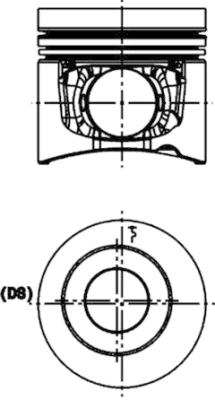 KOLBENSCHMIDT Zestaw naprawczy, tłoki / tuleje cylindrowe 40440961