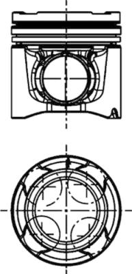 KOLBENSCHMIDT Zestaw naprawczy, tłoki / tuleje cylindrowe 40528961