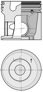KOLBENSCHMIDT Zestaw naprawczy, tłoki / tuleje cylindrowe 40622960