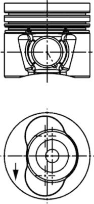 KOLBENSCHMIDT stūmoklis 40734600