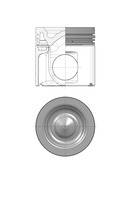 KOLBENSCHMIDT Zestaw naprawczy, tłoki / tuleje cylindrowe 40907960