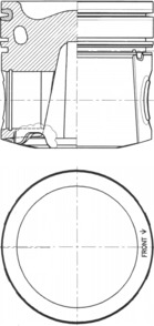 KOLBENSCHMIDT Kolvid 41082620
