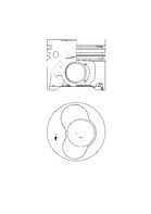 KOLBENSCHMIDT stūmoklis 41091600