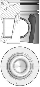 KOLBENSCHMIDT Zestaw naprawczy, tłoki / tuleje cylindrowe 41218962