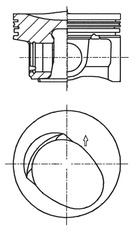 KOLBENSCHMIDT Tłok 41257610