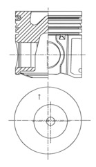 KOLBENSCHMIDT Tłok 41500600