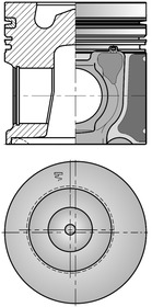 KOLBENSCHMIDT Zestaw naprawczy, tłoki / tuleje cylindrowe 41506960
