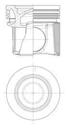 KOLBENSCHMIDT Zestaw naprawczy, tłoki / tuleje cylindrowe 41677960
