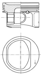 KOLBENSCHMIDT Tłok 41754610