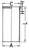 KOLBENSCHMIDT Tuleja cylindrowa 88355190