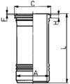 KOLBENSCHMIDT Tuleja cylindrowa 88429110