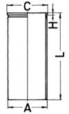 KOLBENSCHMIDT Tuleja cylindrowa 88750190