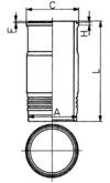 KOLBENSCHMIDT Tuleja cylindrowa 89464110