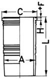 KOLBENSCHMIDT Sylinteriputki 89534110