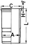 KOLBENSCHMIDT Tuleja cylindrowa 89563110