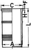 KOLBENSCHMIDT Tuleja cylindrowa 89737110