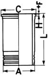 KOLBENSCHMIDT Tuleja cylindrowa 89903110