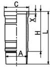KOLBENSCHMIDT Tuleja cylindrowa 89921110