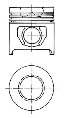 KOLBENSCHMIDT Zestaw naprawczy, tłoki / tuleje cylindrowe 90158970