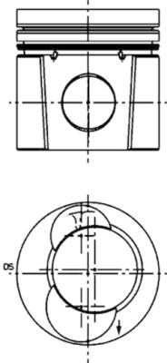 KOLBENSCHMIDT Remondikomplekt, kolb/ silindrihülss 90850960
