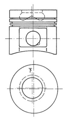KOLBENSCHMIDT Zestaw naprawczy, tłoki / tuleje cylindrowe 91260960
