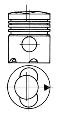 KOLBENSCHMIDT Zestaw naprawczy, tłoki / tuleje cylindrowe 91395971