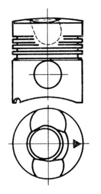 KOLBENSCHMIDT Zestaw naprawczy, tłoki / tuleje cylindrowe 92334980