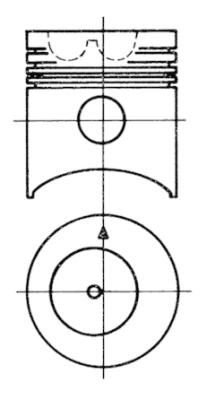 KOLBENSCHMIDT Zestaw naprawczy, tłoki / tuleje cylindrowe 93061961