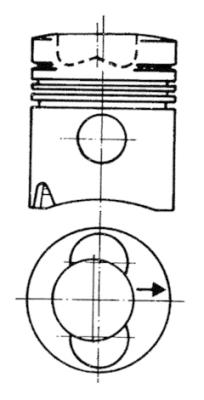 KOLBENSCHMIDT Zestaw naprawczy, tłoki / tuleje cylindrowe 93280960