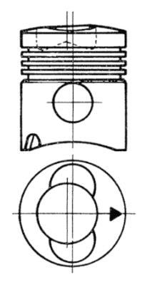 KOLBENSCHMIDT Zestaw naprawczy, tłoki / tuleje cylindrowe 93315961