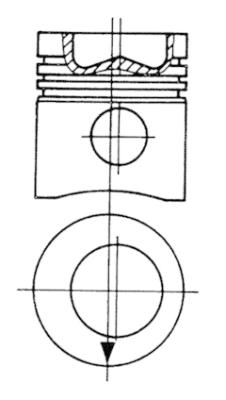 KOLBENSCHMIDT Zestaw naprawczy, tłoki / tuleje cylindrowe 93445970