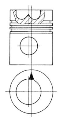 KOLBENSCHMIDT Zestaw naprawczy, tłoki / tuleje cylindrowe 93474971