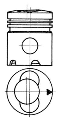KOLBENSCHMIDT Zestaw naprawczy, tłoki / tuleje cylindrowe 93535961